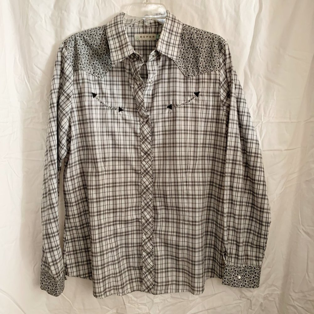 Roper Women's Western Style Shirt XL